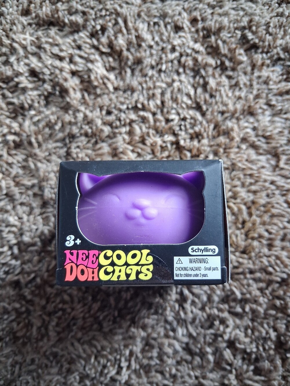 Needoh Cool Cats Purple Cat Toy Squishy
